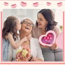Caja Corazon Rosada Und
