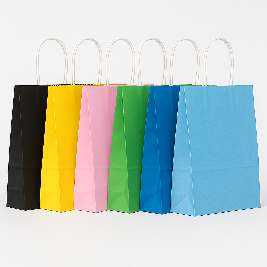 Bolsa kraft 20x12x25cm Und BAGMAD Varios Colores