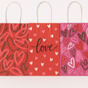 Bolsa de Papel con Tarjeta Und Incluye Papel de Seda 