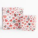 Caja de Torta Corazon Rojo Und FANDEC
