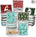 Bandeja de Aluminio Rectangular con Tapa Decorativa Navideña Und JOYIN Varios Modelos