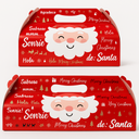 Caja para Pan de Jamon Roja Und