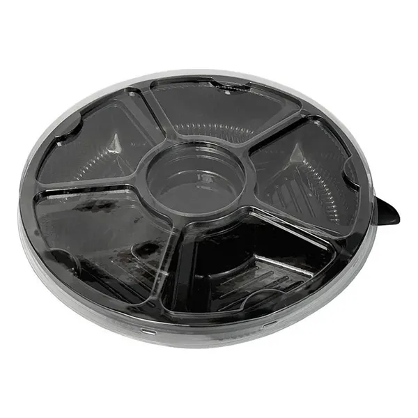 Bandeja PET con 5 Divisiones 1000ml Und GALVANOTEK