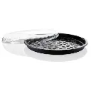 Bandeja CPET para Hornear Pizza con Tapa 30cm Und GALVANOTEK