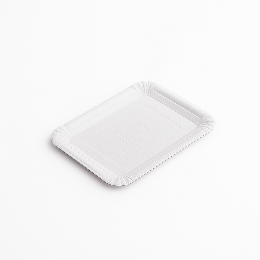 Bandeja de Carton Premium Blanca Und FANDEC