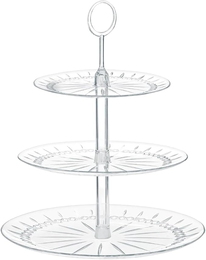 Exhibidor para Dulces de Tres Niveles Transparente Und PARTY CITY