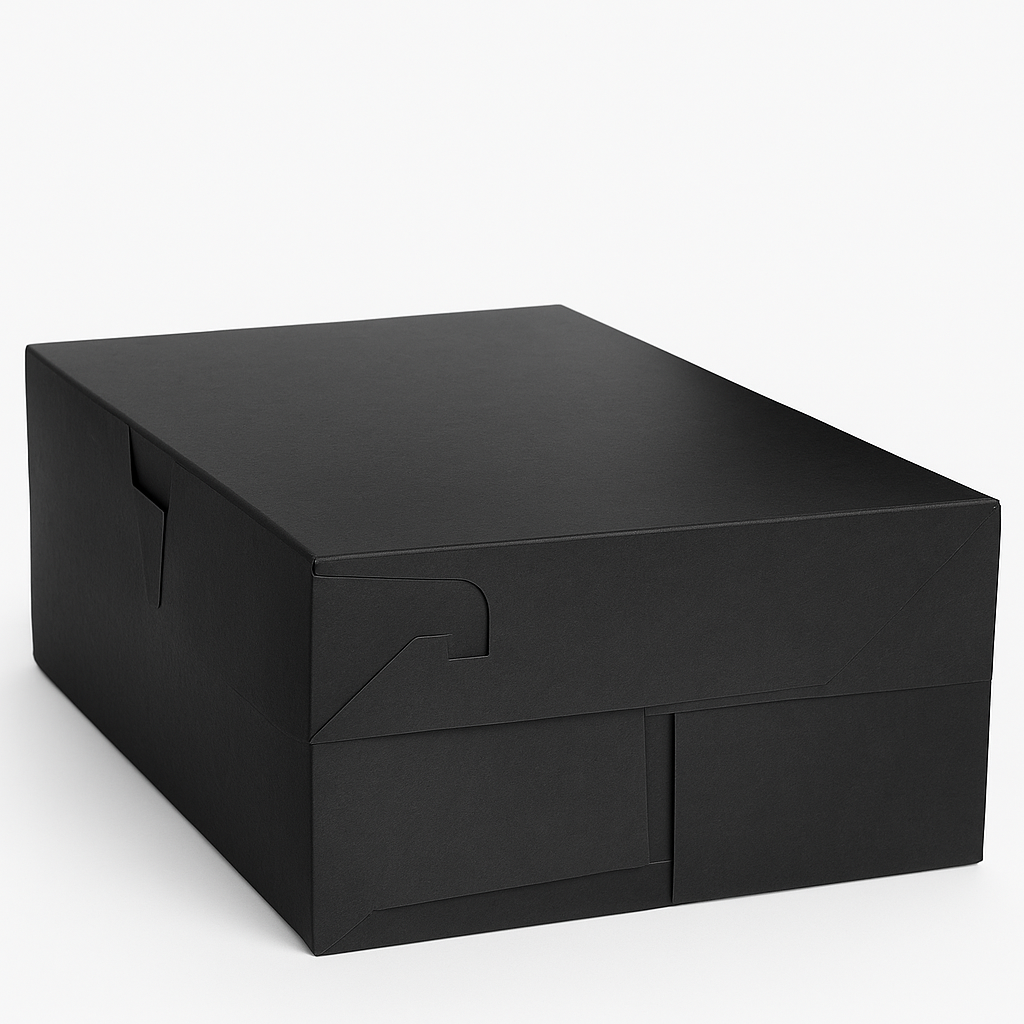 Caja para Dulces Negro Und