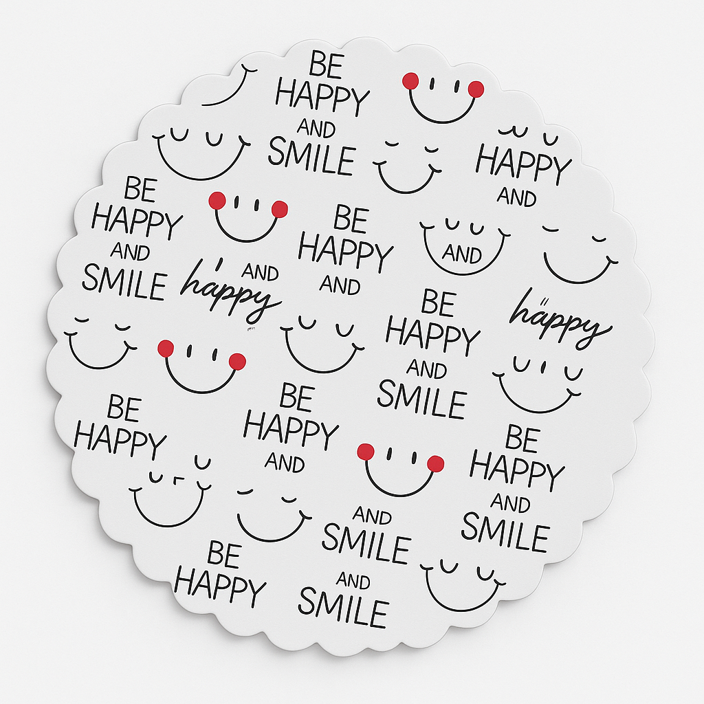 Disco Carton Be Happy Und 