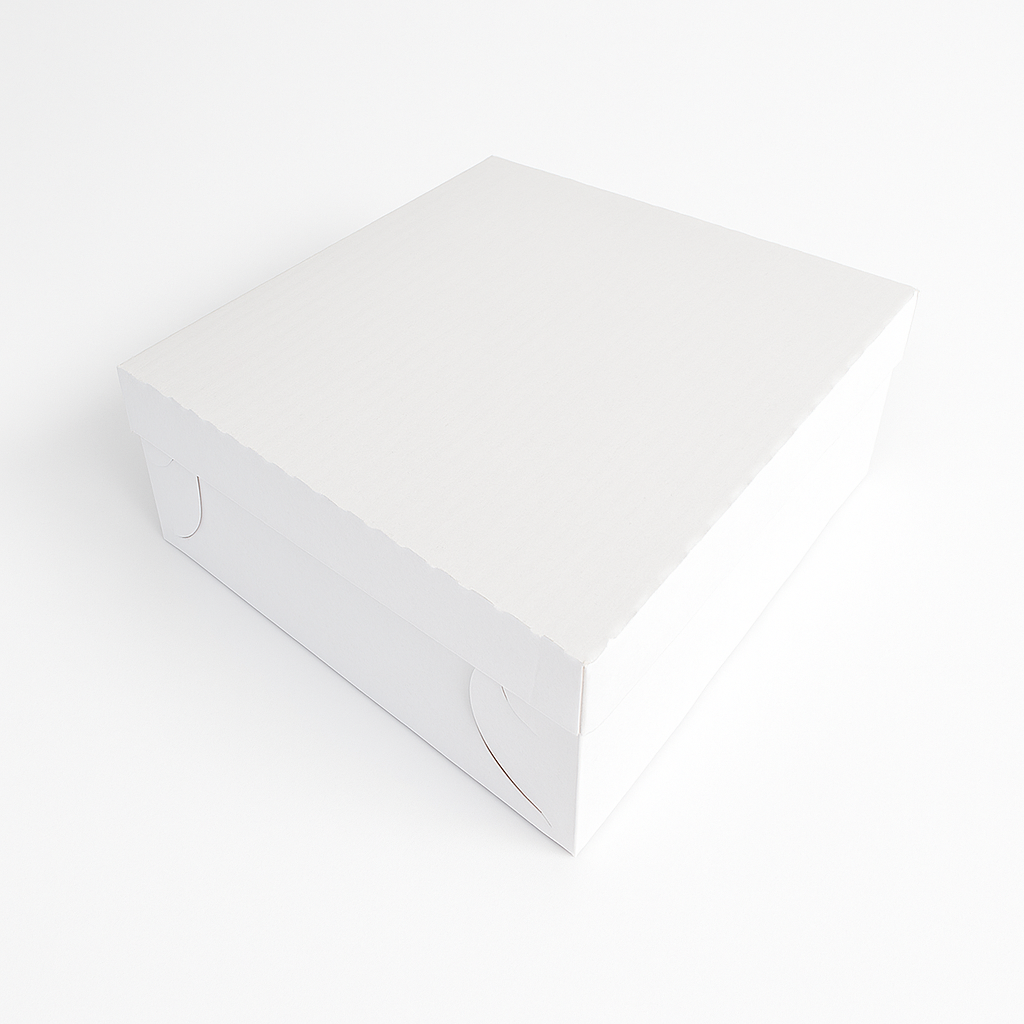 Caja de Torta Blanca Premium Und FANDEC