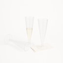 Copas de Champaña de Plástico 4.5oz 10 Unds Sin BPA