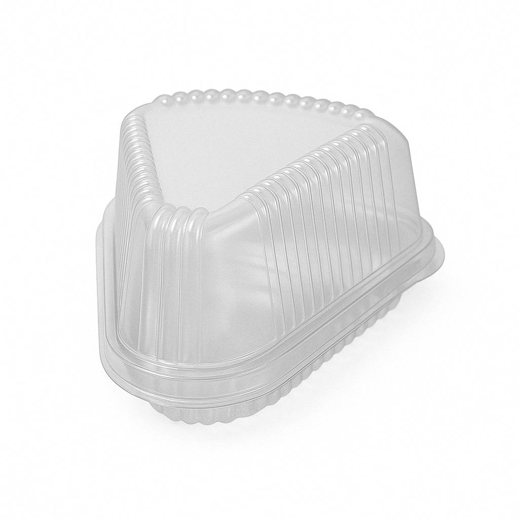 Envase PET Triangular Transparente 426cc 15oz Und DELIGOURMET