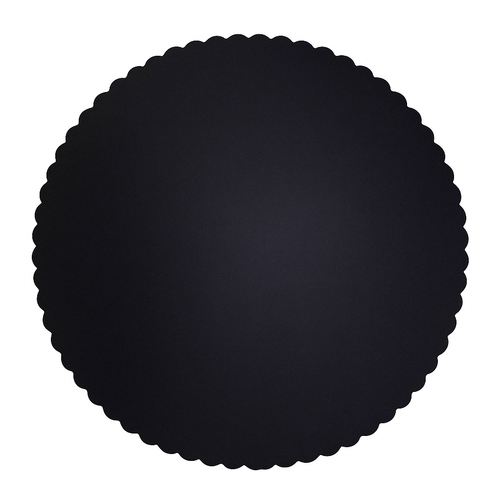 Disco de Plástico Negro Und 