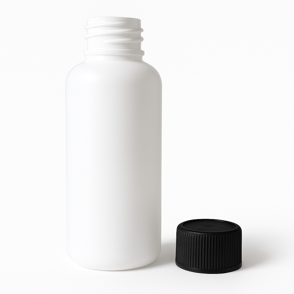 Contenedor para Esencias con tapa 60cc/18mm Und
