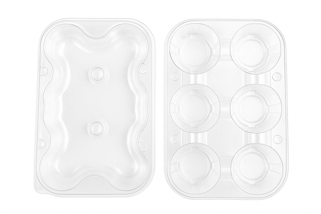 Envase de Plástico para 6 Trufas Und GALVANOTEK