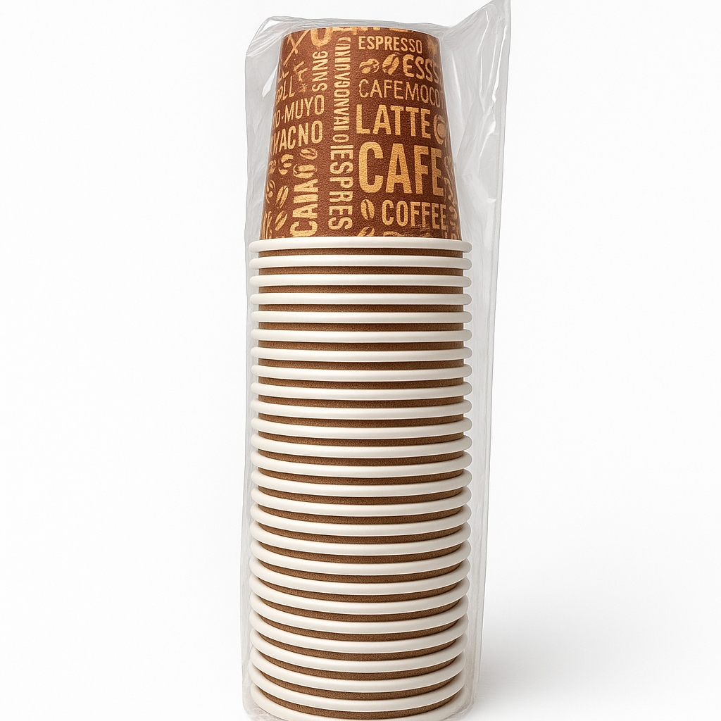 Vasos de Cafe Paq x 50 Unds UNIVERSAL Sin Tapa 