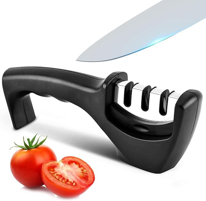 Afilador de Cuchillos Negro Und COOKINGLIGHT