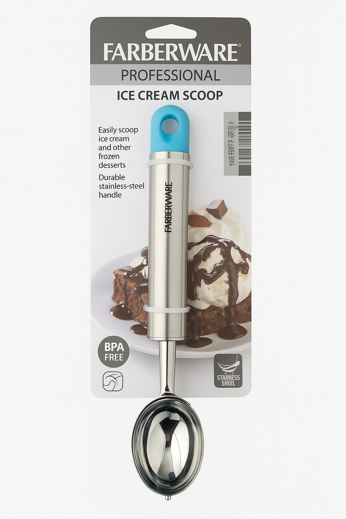 Cuchara para Helado Detalle azul Und FARBERWARE