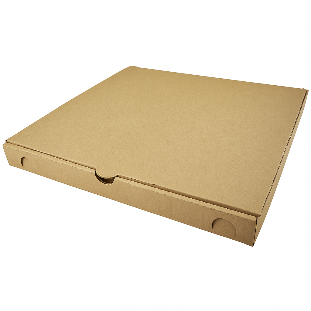 Caja para Pizza Marron sin Impresion