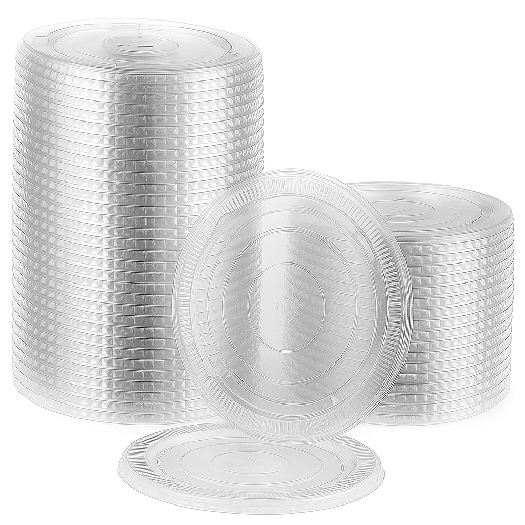 Tapa Transparente para Vaso PET #12oz 50 Unds ECO