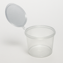 Envases para Salsa Transparentes con bisagra 1oz 50 Unds 
