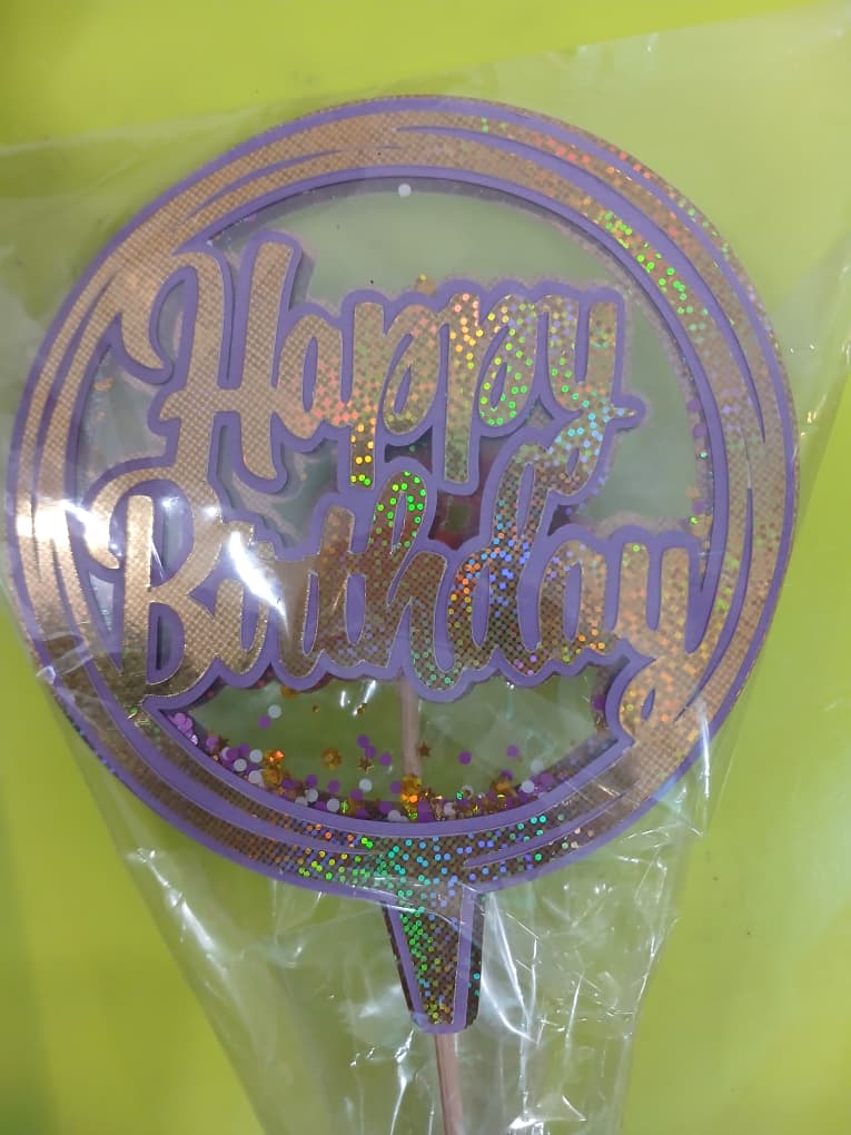 Toppers de Tortas Und Varios Colores
