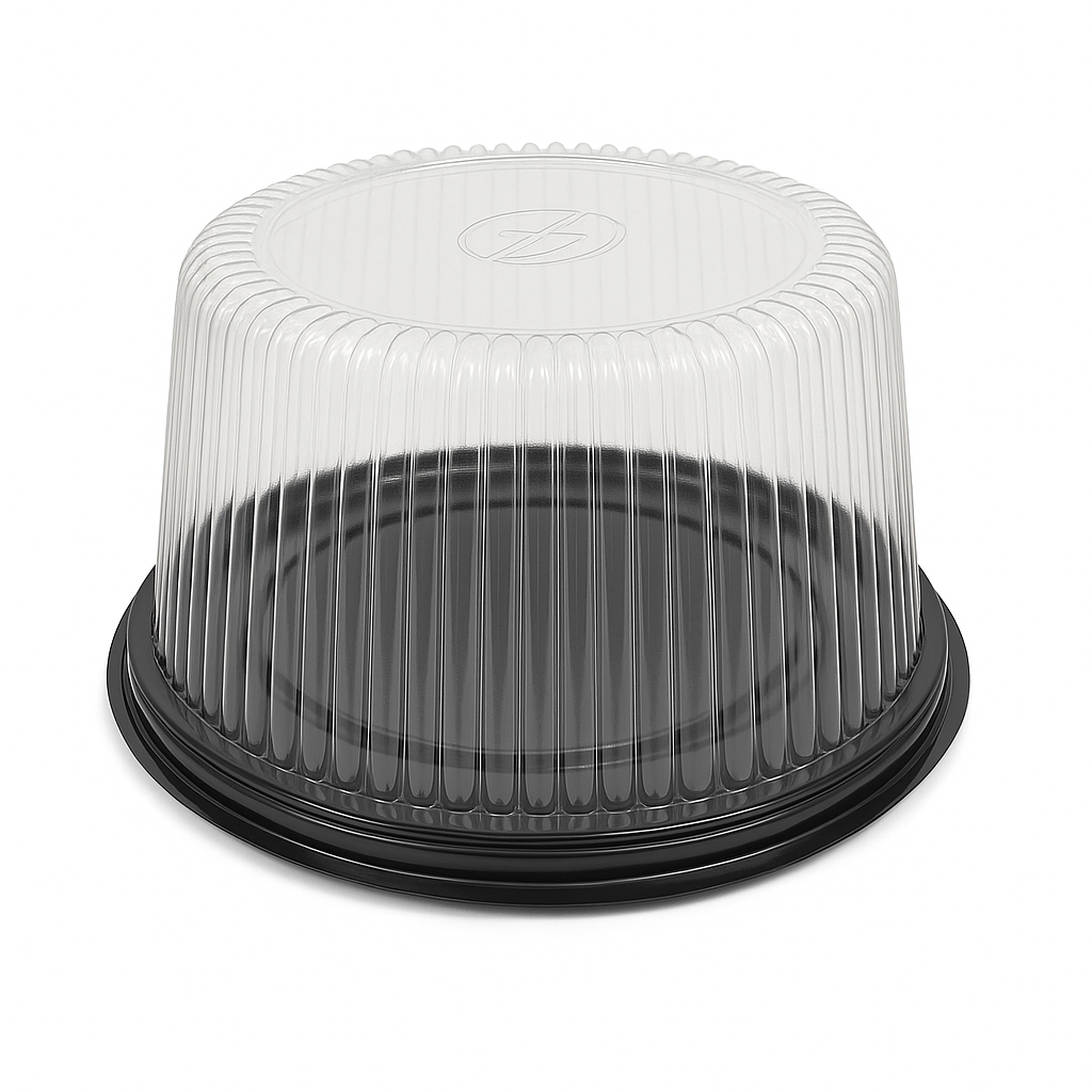 Tortera Millenium Transparente con Base Negra Und GALVANOTEK