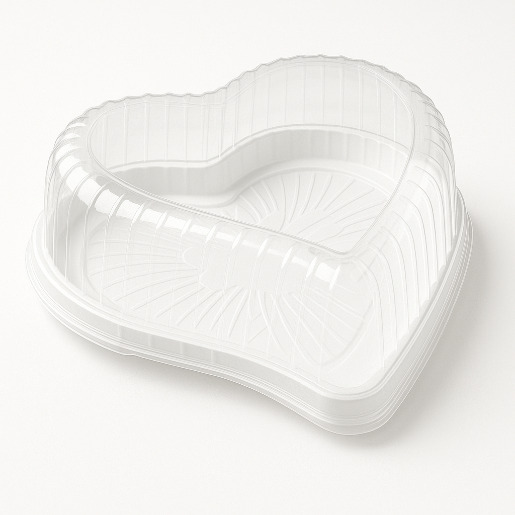 Tortera Estilo Corazon 1.5kg 30x30x10cm Und GALVANOTEK