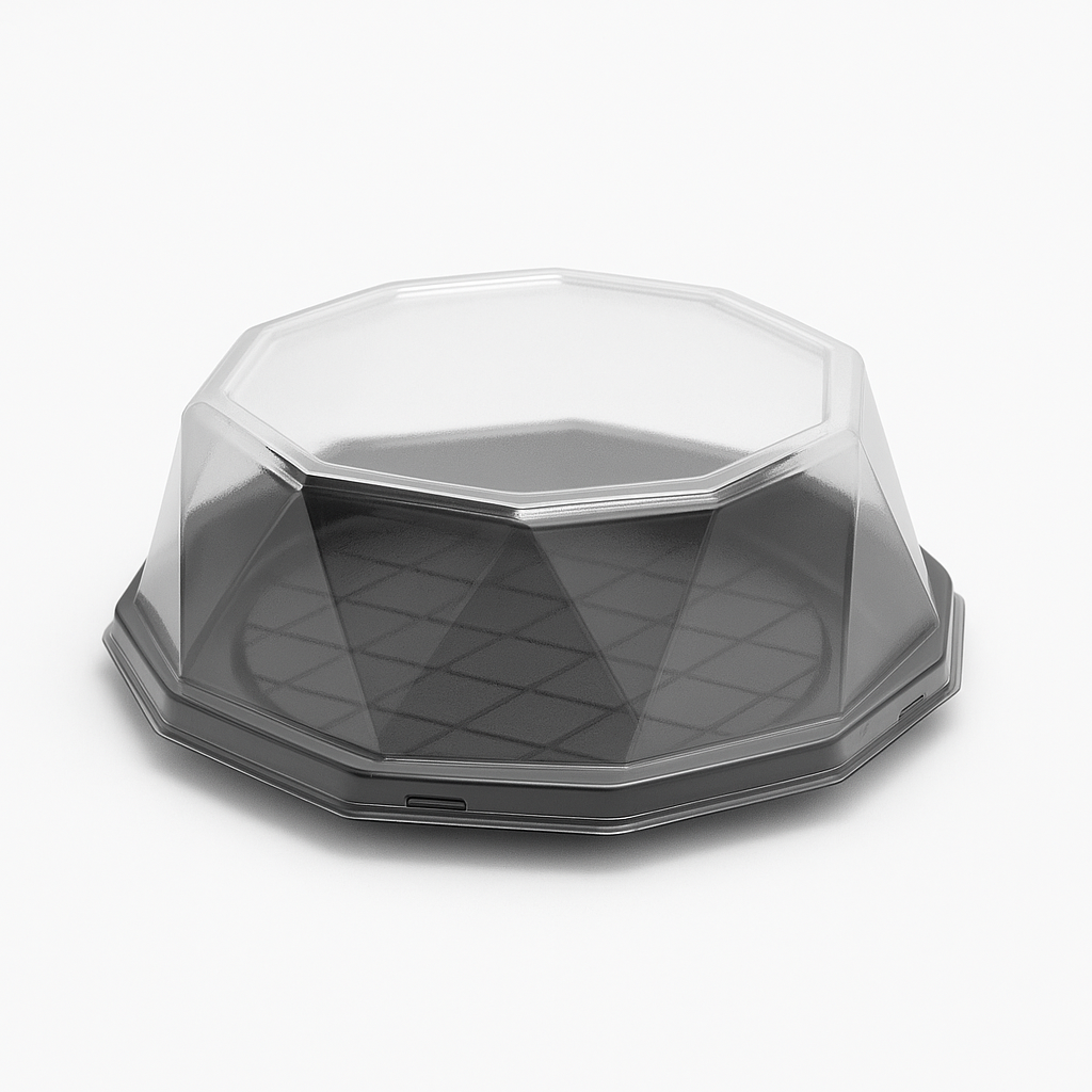 Tortera Diamante Pequeña Baja 1.2kg 23x8cm Und GALVANOTEK