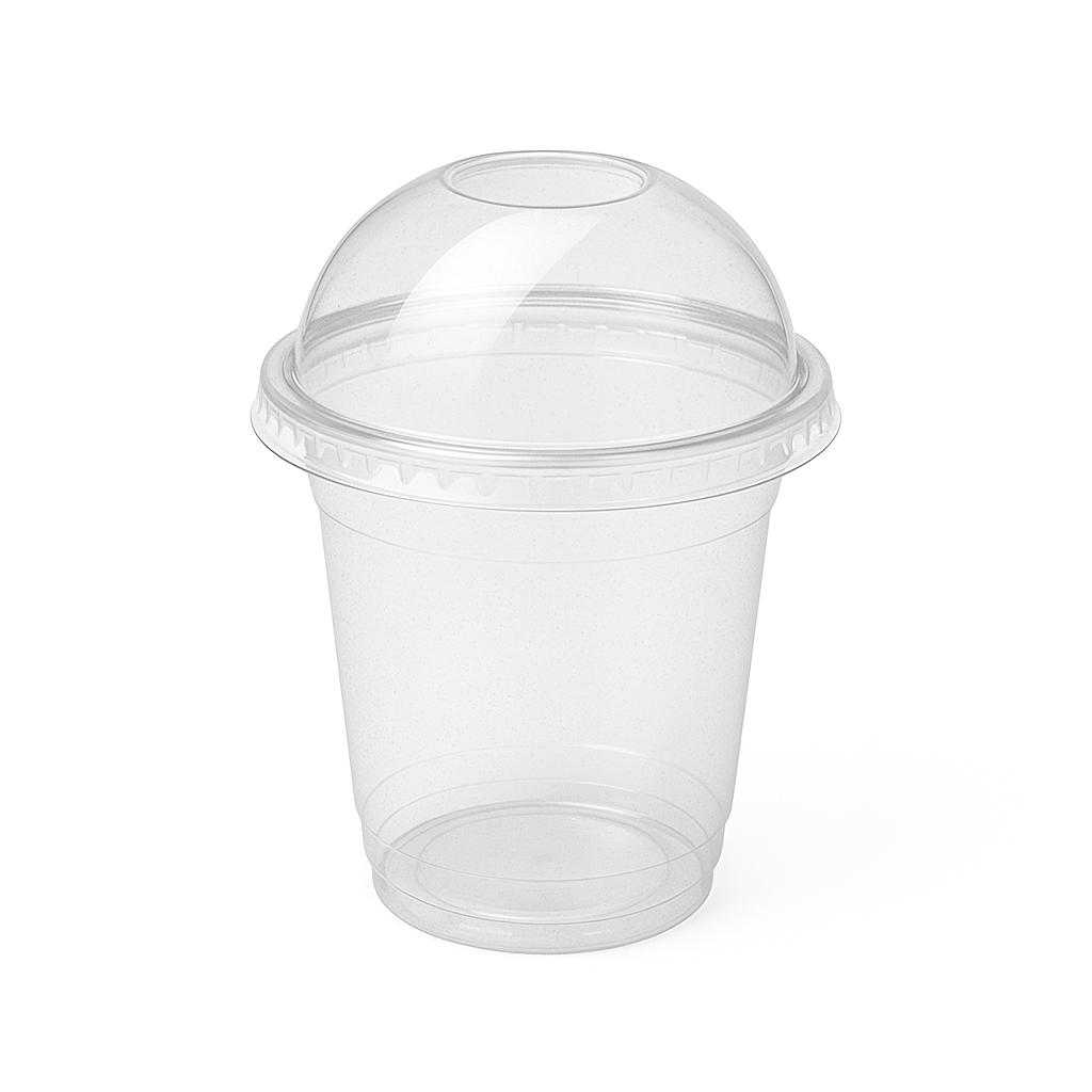 Vasos con Tapa Domo SF 2oz 1x20 Unds GALVANOTEK 