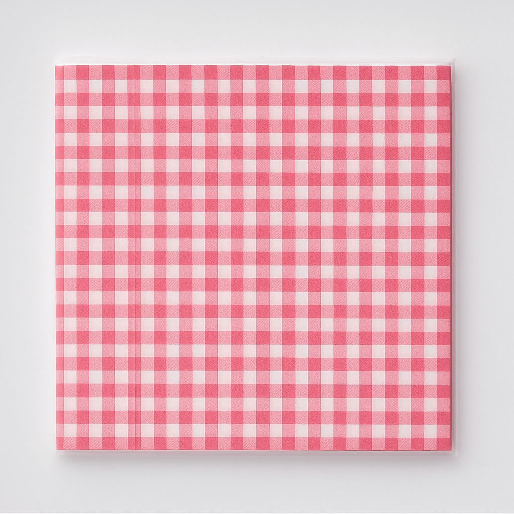 Papel Antigrasa de Cuadros para Envolver Sandwiches 18x18cm 100 Unds