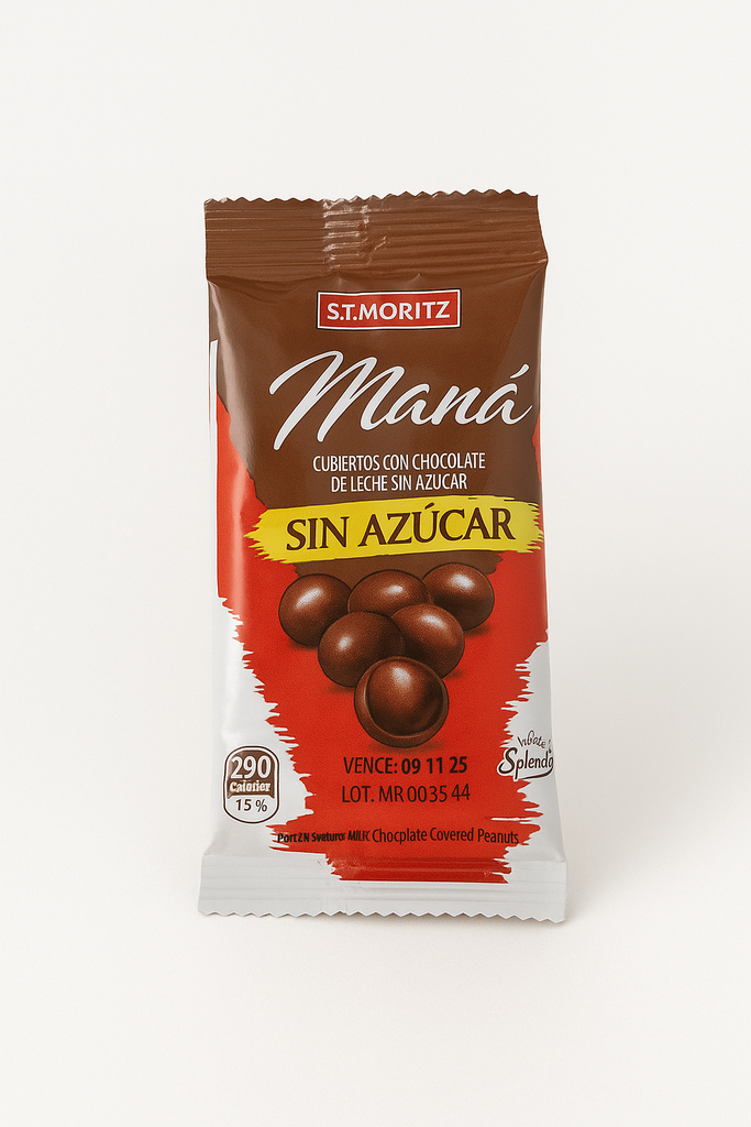Grageado Sin Azucar de Frutos Mixtos 40gr Und ST MORITZ