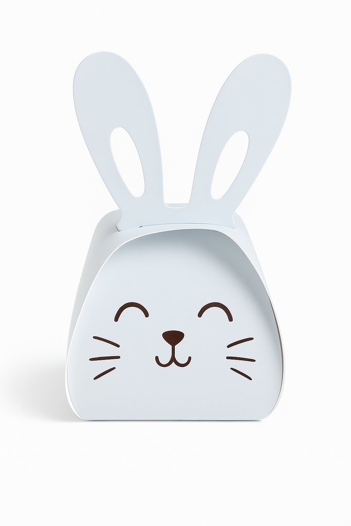 Mini Caja Pascua con forma de conejo Und Varios Colores