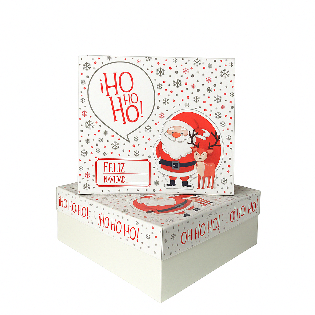 Caja de Torta Navidad Santa Ho Ho Und 