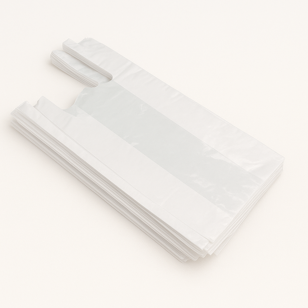 Bolsa Plastica con Asa paquete de 100 unidades