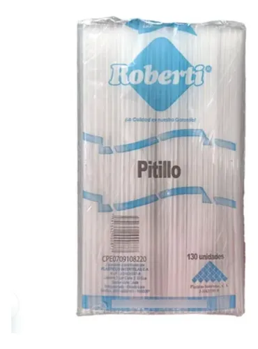 Pitillo Transparente 150 Unds FULL PLAST