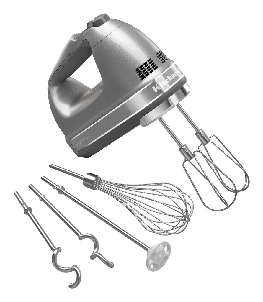Batidora de Acero Inoxidable de 9 Velocidades Und KITCHENAID 