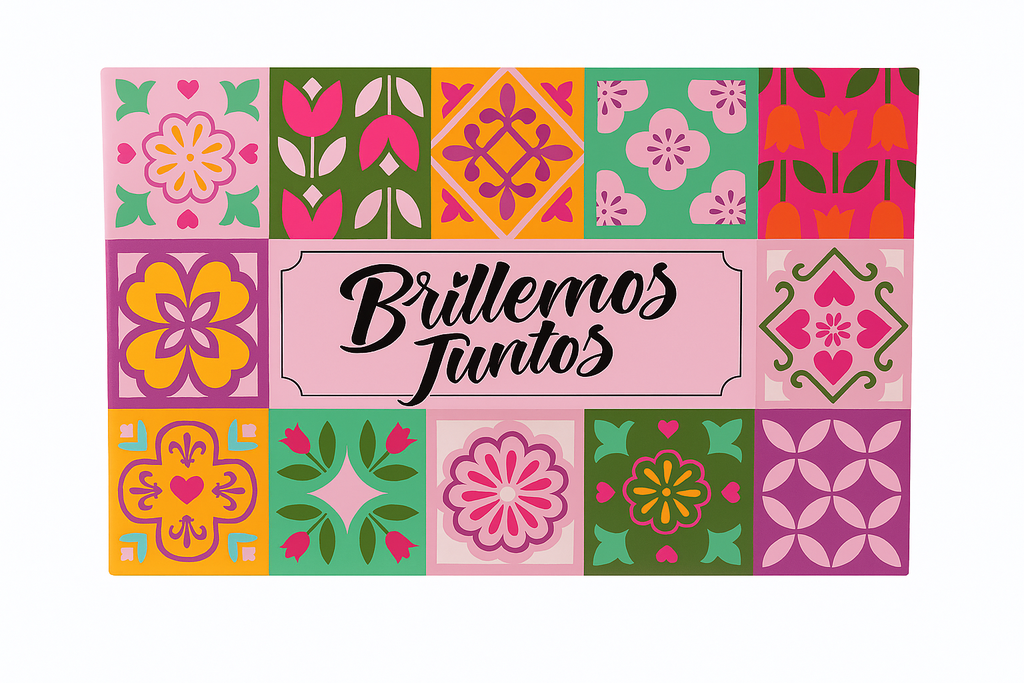 Caja de 6 Dulces Brillemos Juntos 25x15x7,5cm Und