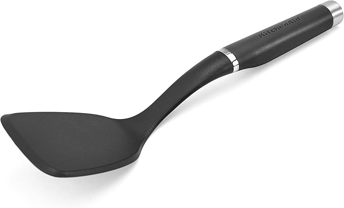 Espatula Pequeña de Nylon Termoresistente Negro Und KITCHENAID