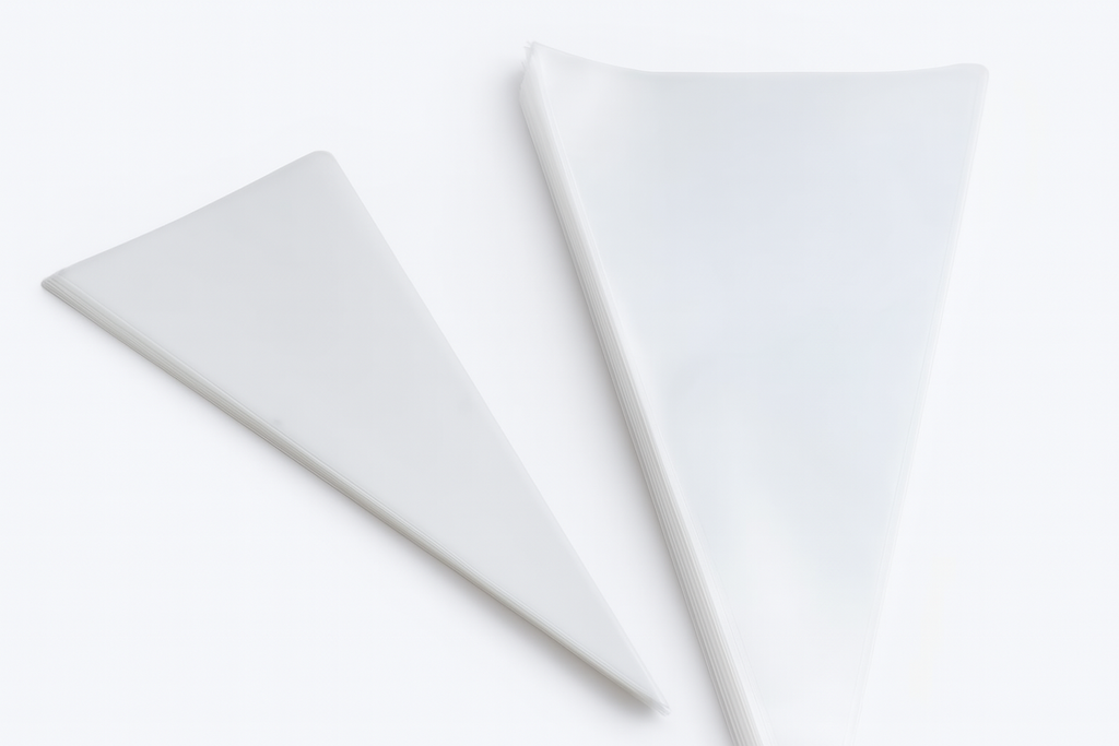 Bolsa Plastica con Forma de Zanahoria 26x17cm 50 Unds