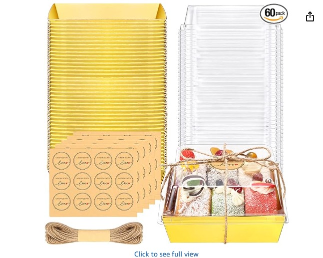 Bandeja Cuadrada Charcutera con Tapa Transparente/Base Dorada Und Desechable 