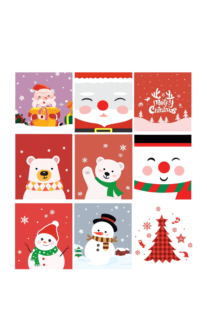 Bolsas de Celofan con Adhesivo 11x10cm Navideñas Und Varios Diseños