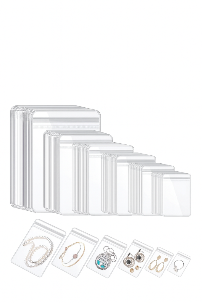 Bolsas Plasticas de Joyeria Transparentes Und  WEDDINGHELPER Autosellables con Cierre 