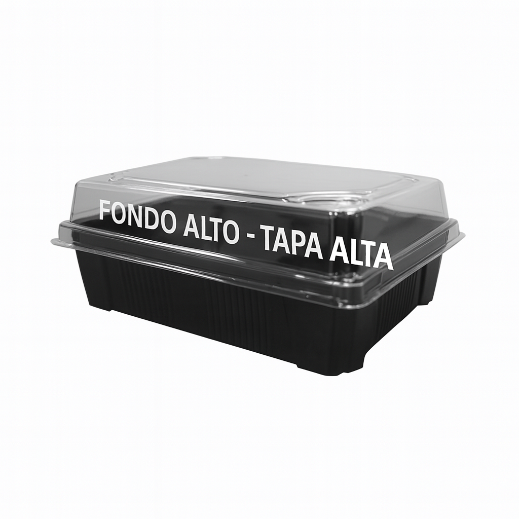 Envase de Sushi Pequeño 11x17cm Und ECOPLAST