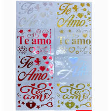 Stickers Tamaño Carta 27.5x19.5cm Und Variados