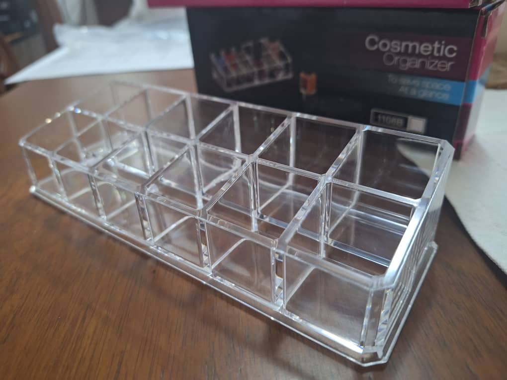 Organizador De Cosméticos 18x6.5x4cm Und Con Multivisión 