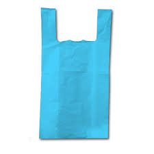 Bolsa Plastica Azul con Asa 25kg 100 Unds Extra Fuerte 