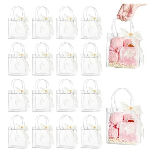 Bolsa Transparente con Asa15x13x7cm Und para Cotillon