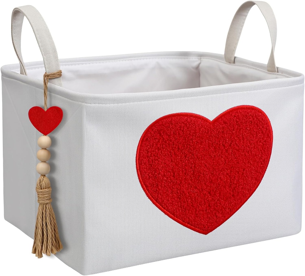 Cesta Con Asa San Valentin 26x39x30cm Und