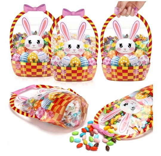 Bolsas de Regalo de Pascua Ziploc con Asa19x17.5cm Und 
