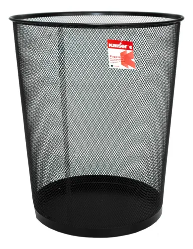 Papelera Metalica Redonda Grande Bulto x 10 Unds MR BOBINA